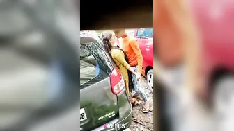 Padosan Parking Lot Mein Desi Lover Lund Pe Uchal Rahi