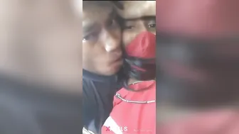 Cute Gf's Boobs Pussy Rubbed Outdoor By Bf Near Chai Tapri