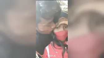 Cute Gf's Boobs Pussy Rubbed Outdoor By Bf Near Chai Tapri