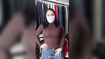 Desi Milf Seduced By Customer In Busy Saree Shop Corner