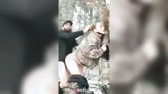 Sexy Desi Army Wali Ki Gaand Pe Cum Wali Chudai