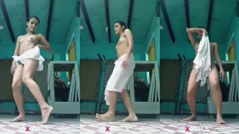 Desi Randi Nude Naach With Jhumkas In Bedroom Mirror