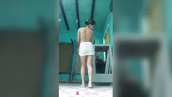 Desi Randi Nude Naach With Jhumkas In Bedroom Mirror