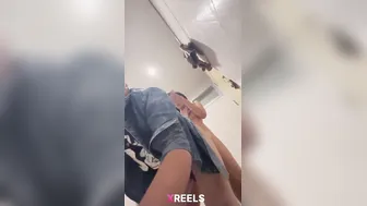 Desi Trans Babe Getting Naughty With Her Guy In Public Washroom