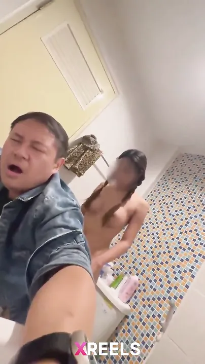 Desi Trans Babe Getting Naughty With Her Guy In Public Washroom