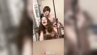 Shy Girl Recording Hot Selfie While Fucked In Front Of Mirror