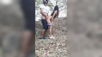 Jungle Mein Desi Amateur Lovers Ki Chudai