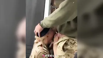 Desi Army Girl Giving Deep Blowjob In Barracks After Parade