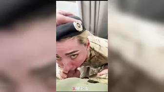 Armywali Randi Deepthroating Officer In Uniform