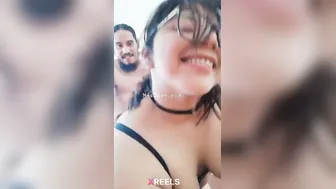 Chubby Specs Wali Moti Bhabhi Rammed Hard From Behind In Nighty