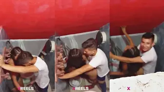 Dost Log Secretly Filming Jija Fucking Gf In College Toilet Stall