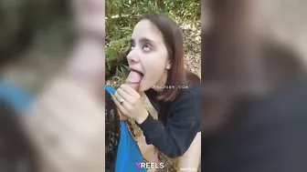 Jungle Mein Saree Wali Hot Babe Lund Chus Rahi Khade Khade