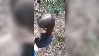 Jungle Mein Saree Wali Hot Babe Lund Chus Rahi Khade Khade
