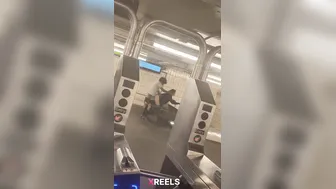 Chudai On Mumbai Local Train With Chaiwala Watching