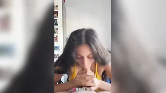 Desi Bhabhi Pleasing Firang Hubby With Sloppy Lund Chusai In Sari