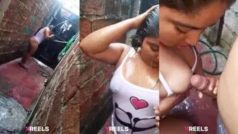 Gaon Ke Rishtedaar Jodi Naha Te Hue Chupke Chudai Kar Rahe