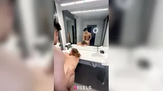 Tiktok Desi Ladka Bathroom Mirror Pe Bhabhi Ko Pela