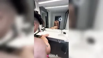 Tiktok Desi Ladka Bathroom Mirror Pe Bhabhi Ko Pela