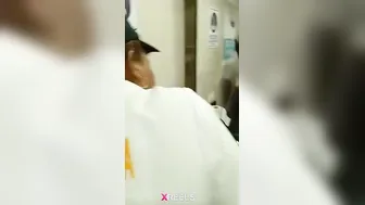 Guard Pounding Coworker In Office Loo During Late Night Chai Break