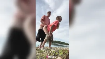 Nervous Desi Cousins Sneaking Riverbank Fuck By Village Ghats