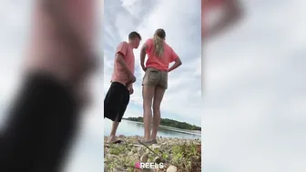 Nervous Desi Cousins Sneaking Riverbank Fuck By Village Ghats