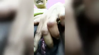 Mature Aunty Flashing Hairy Pussy In Jungle Trail