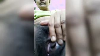 Mature Aunty Flashing Hairy Pussy In Jungle Trail