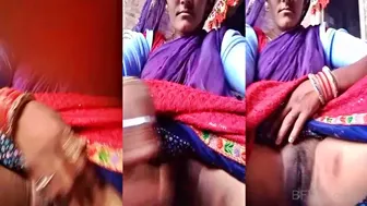 Hairy Pussy Bhabhi Spreading Legs In Village Hut