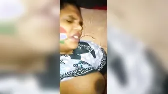 Horny Bhabhi Moaning As Cum Splashes Her Soft Belly