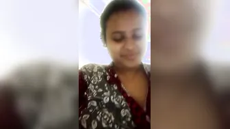 Boudi Flashing Huge Tits And Hairy Bush While Fingering Chut