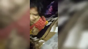 Desi Bhabhi Giving Hot Sloppy Wet Blowjob To Her Devar At Home