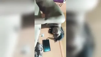 Desi Village Wifey Smiling Riding Hubby's Dick Hard