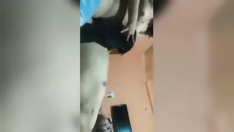 Desi Village Wifey Smiling Riding Hubby's Dick Hard
