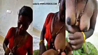 Big Boob Tamil Maid Topless Tease For Maliks Gaze