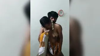 Tamil Family Aunty Leaking Homemade Fuck With Son-In-Law