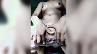 Village Babe Fingering Tight Pink Chut Standing In Barn