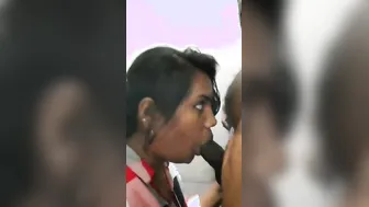 Tamil Randi Blowing Thick Lund In Dirty Roadside Toilet