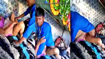 Truck Driver Slamming Slutty Helper While Cleaner Watches