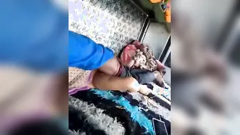 Truck Driver Slamming Slutty Helper While Cleaner Watches