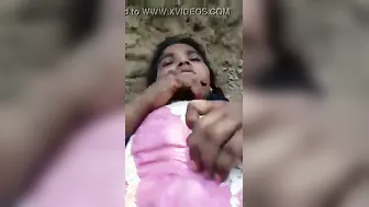 Village Mms Of Lovers Banging Outdoors By Banana Plantation