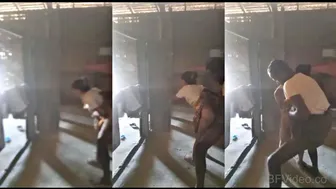 Bhabhi Standing Fucked By Devar Against Mango Tree In Village