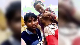 Village Couple Fucking Wild Outdoor First Time By River