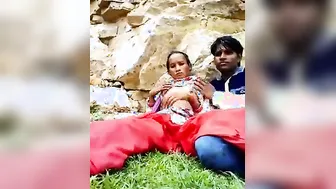 Village Couple Fucking Wild Outdoor First Time By River
