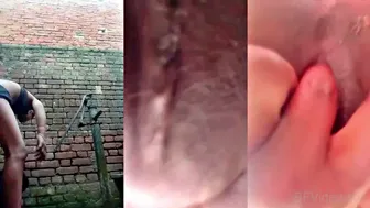 Village Randi Bathing Nude Fingering Chut By Tube Well
