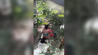 Young Lovers Caught Banging Outdoor By Nosy Village Uncles