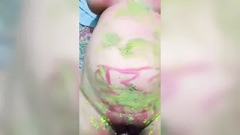 Holi Special Bhabhi Pussy Fucked Hard Colors Smeared Mms