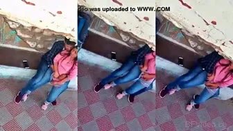 Desi Wifey Romancing Hubby Outdoors Fingering Wet Chut Passionately