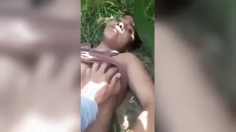 Gf Fucked Wild On Khet Grass Mms With Village Boyfriend