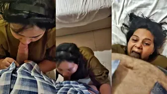 Horny Desi Bhabhi Deepthroating Hubby's Lund On Hidden Cam