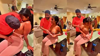 Sardarji Chus Raha Foreign Randi Chuchi In Dhabba